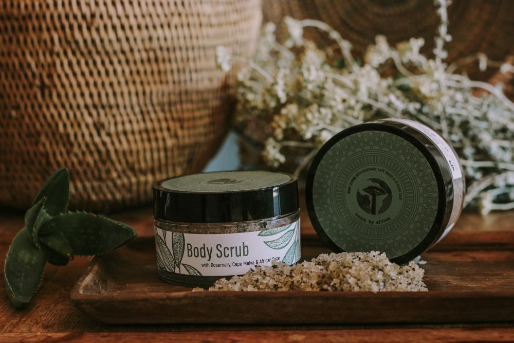 Body Scrub with Rosemary, Cape Malva and African Sage